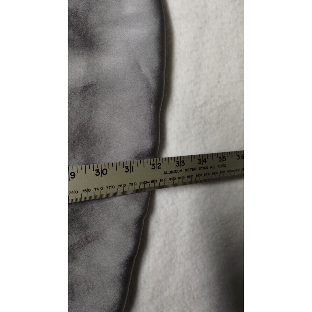 Merona Gray One Shoulder Dress Party‎ Cocktail Ruched Size 4 - Picture 7 of 9